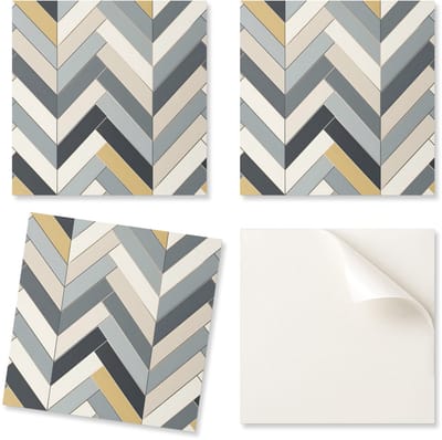 Verpakking vinyltegels met visgraatpatroon voor keuken en woonkamer, 20x20x20 cm