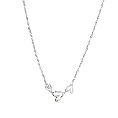 Go Dutch Label Collier Heart Wave Zilver