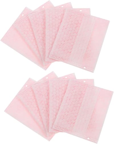 Wattenschijfjes - Make-up pads - Gezichtsreiniging - Herbruikbaar - 10 Stuks - Roze