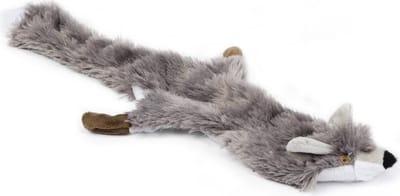 Beeztees Flatino Vos - Hondenspeelgoed - Grijs - 52x15x2,5 cm