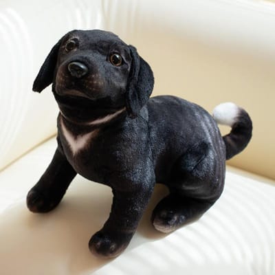 25/30cm Simulatie Hond Pluche Speelgoed Creatief Realistisch Dier Puppy Poppen Zittende Shiba Inu Rottweiler Gevuld Zacht Verjaardagscadeau 25cm gray