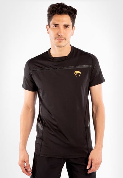 Venum G-Fit Dry-Tech T-shirt Zwart Goud - XXL
