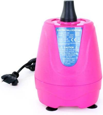 Ballonpomp electrisch roze