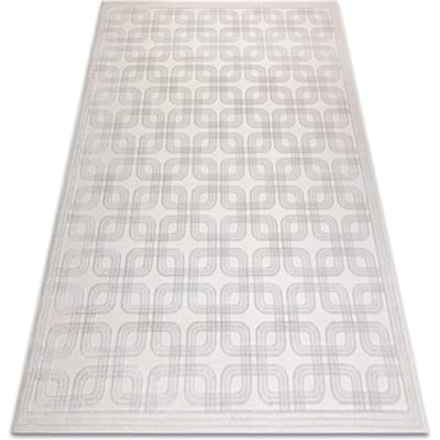 Kleden Rugsx Tapijt AURA J2556A crème / helder grijskleuring 80x150 cm