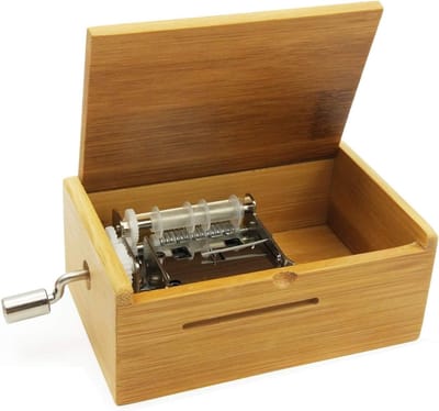 Muziekdoosje Beweging - Maak Liedjes - Creatief Hobby - Met Gereedschapskist - 15 Noot - Beige