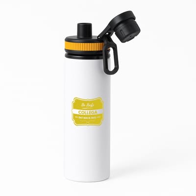 Hacebo® - De beste collega, dat ben ik dus waterfles met draaidop oranje - iemand die een collega is - beste ooit - werk - collega - verjaardagscadeau - kado - gift - geschenk - afscheidscadeau - welkomscadeau - water fles - 850ML