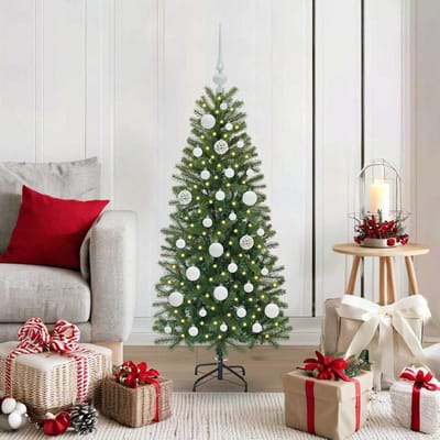 vidaXL - Kunstkerstboom - Groen - 120 - cm - PE - en - PVC