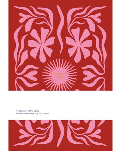 Fabrique - One Line a Day - 5-jarendagboek - Sun Flow Roze
