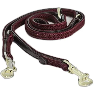 KENTUCKY Plaited 3-voudig Verstelbare Hondenlijn - Nylon - L - Breedte: 1,5 cm - Lengte: 200 cm