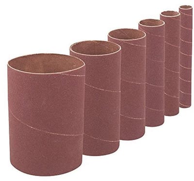 Slijphulzen set van 6 - 114 mm, korrel 80 voor slijpen van rondingen