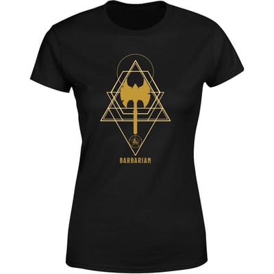 Dungeons & Dragons Barbarian Women's T-Shirt - Zwart - XS