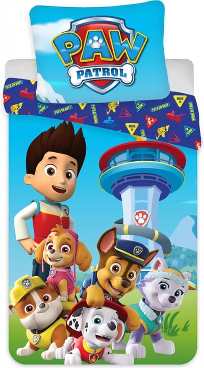 Paw Patrol dekbedovertrek Squad 140 x 200 cm - 70 x 90 cm - katoen
