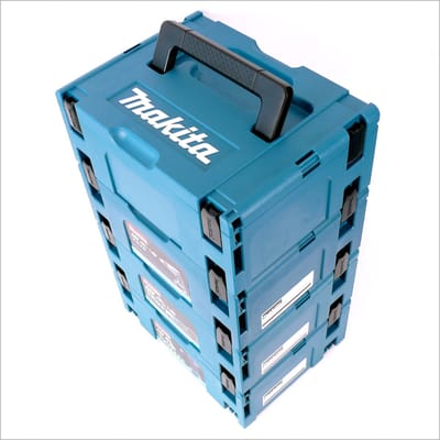 Makita Makpac 2 transportbox systeemkoffer 4-delige set