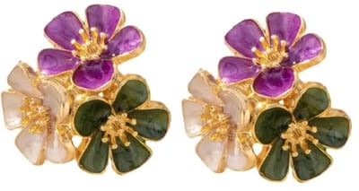 Dames oorbellen - Bloemvormig - Elegant - Lichtgewicht - 3cm