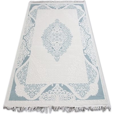 Kleden Rugsx Tapijt ACRYL MIRADA 5416 blauw ( Mavi 80x300 cm
