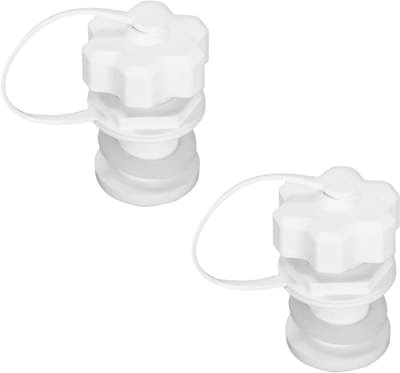 Vervangende Schroefpluggen - Koeler Onderdelen - Koeler Reparatie - Set van Twee - 42 cm Schacht - Wit