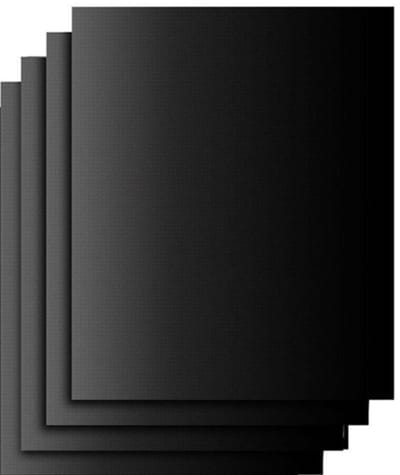 EXCITAT BBQ mat - BBQ Grill mat - BBQ accesoires - Bakmatten - Herbruikbaar - Voor vlees, vis en groenten - 40 x 33 cm - Set van 4