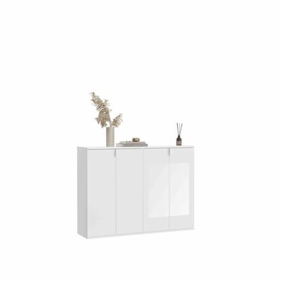 Projectxcombinatie wit hoogglans - 34x122x97cm