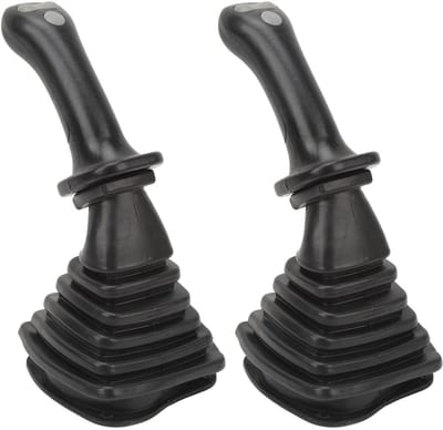 Dailygoods- Joystickhandgrepen Ergonomisch - 2 Stuks - Stofkap - Schokbestendig - ABS/Aluminium - Intuïtieve Bediening - Graafmachine Joysticks