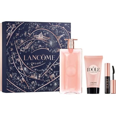 Lancôme Idôle Geschenkset - Parfum voor Dames - Eau de Parfum 50ml + Bodylotion 50ml + Lash Idôle Mascara Zwart Travel Size - Cadeaupakket voor Vrouwen