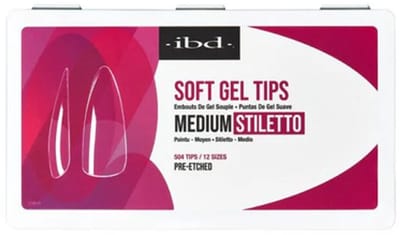 IBD Soft Gel Tips Medium Stiletto 504st