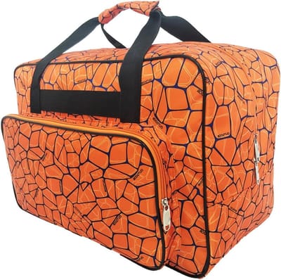 Naaimachine Draagtas - Opbergtas Reistas - Naaiprojecten Onderweg - Versterkte Stiksels - 38 x 18 x 25 cm - Zwart