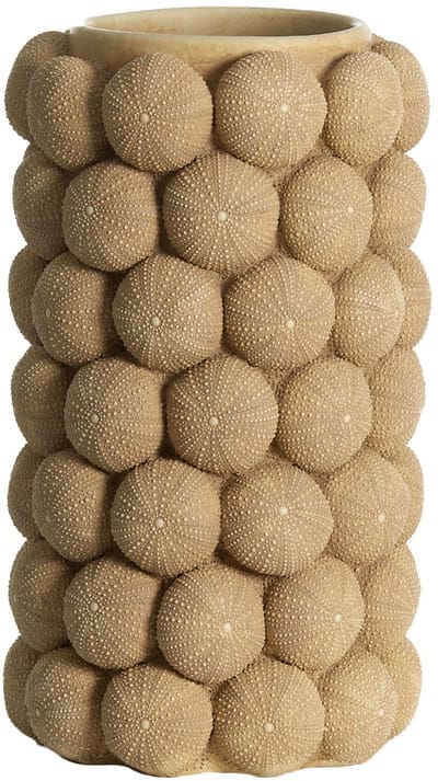Light - Living Vaas Sea Urchin - Keramiek - Beige/Bruin - 19 x 33 x 19 cm (BxHxD)