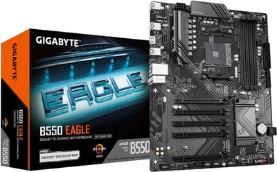 GIGABYTE B550 EAGLE Moederbord - AMD B550 - AMD AM4 - DDR4 RAM - ATX