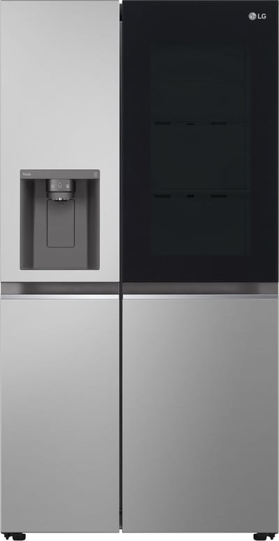LG InstaView GSGV81PYLL, Vrijstaand, Amerikaanse deur, Zilver, 2 deur(en), Prime Silver, Touch