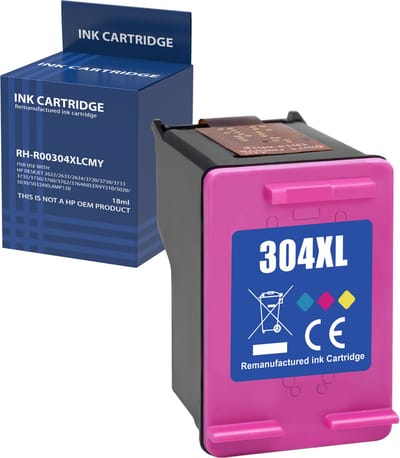 Inktcartridge geschikt voor HP 304XL kleurcompatibel HP DeskJet 2600 2620 2630 3720 3730 3750 3760 Envy 5000 5010 5020 5030 5032 5034 5052 5050 5055