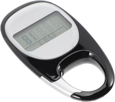 3D Stappenteller - Wandel teller Pedometer - Fitness Doelen Bijhouden - Zonder Apps Instellen - 7.6x4cm - As Afgebeeld