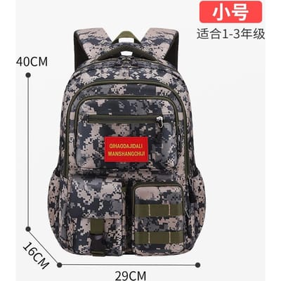 Sac à dos Camouflage pour Enfants Sacs d'école Primaire pour Garçons Grand Sac à Dos Orthopédique Sac à Dos Imperméable Grand Sac à Livres