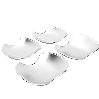 4 stuks ABS Mat Zijdeur Handgreep Kom Cover Sierlijst Pasvorm voor Harrier Venza XU80 2020?2021 white