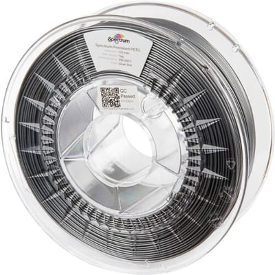 Spectrum Filaments 80062 PET-G Premium Filament PETG Chemisch bestendig, Slagvast 1.75 mm 1000 g Silver Star, Zilver 1 stuk(s)