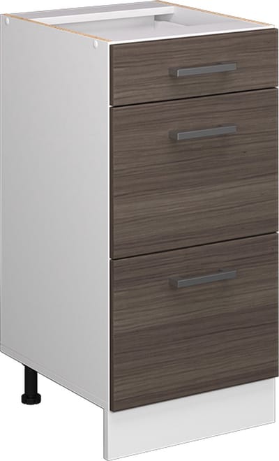 Vicco R-Line Universele onderkast – 40 cm met laden, zonder werkblad Grijs
