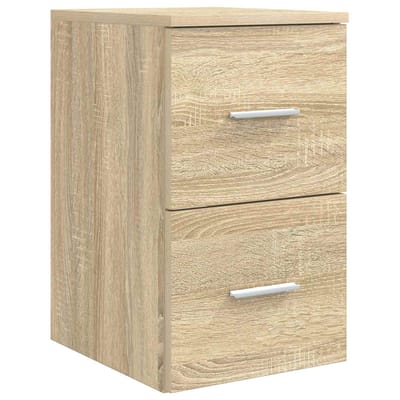 vidaXL - Badkamerkast - Tussenin - Sonoma - Eiken - 30 - x - 35 - x - 50 - cm - Bewerkt - hout