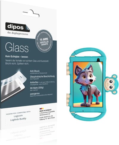 dipos – 2x Matte Pantserfolie geschikt voor Logicom Logikids Buddy | 9H Screenprotector