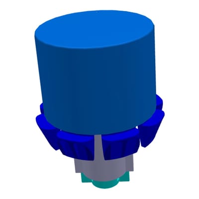 AEG knop, energieschakelaar, wit, 9-0 140235432048
