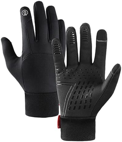 Unisex Winter Handschoenen Touchscreen | Fietshandschoenen Heren/Dames Winddicht en Waterproof | Zwart Maat M