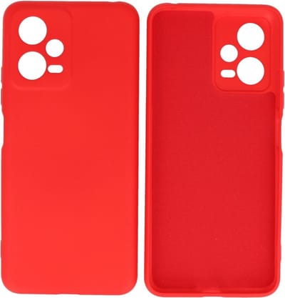 Fashion Backcover Telefoonhoesje - Color Hoesje - Geschikt voor de Xiaomi Redmi Note 12 5G - Poco X5 - Rood