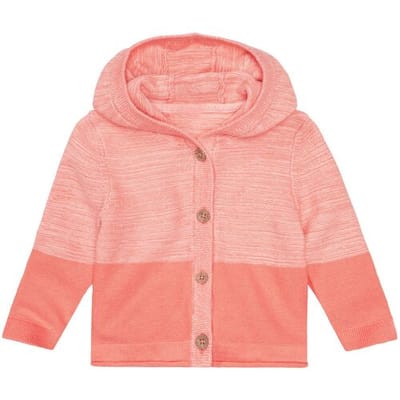 LUPILU Gebreid baby vest (Koraal, 50/56)