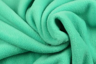 10 meter fleece stof - Turquoise - 100% polyester