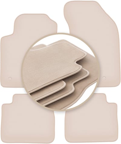 PREMIUM beige matten voor: Lancia Delta III hatchback 2008-2014