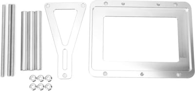 Batterijhouder Beugel - Accu Lade - Motorruimte Verbeteren - Duurzaam Aluminium - 285 x 215 mm - Zilver