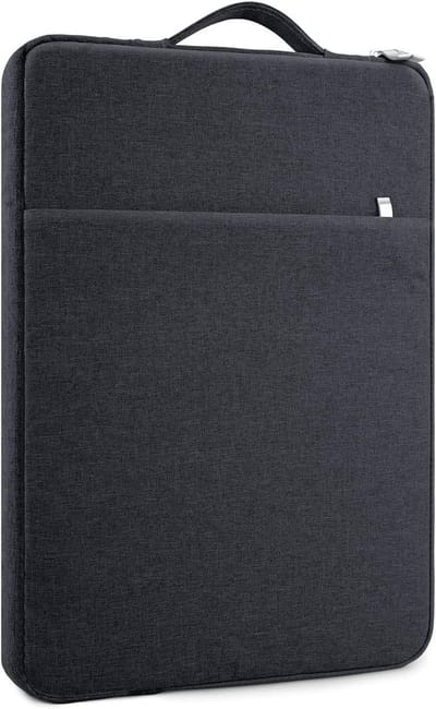 Laptop Sleeve 16 inch met Handvat - Beschermende Tas voor Laptops en MacBooks in Zwart, Waterdicht en Schokbestendig