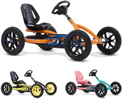 Gokart Voor Kinderen Van 3 Tot 8 Jaar - Maximaal 50 Kg - Oranje