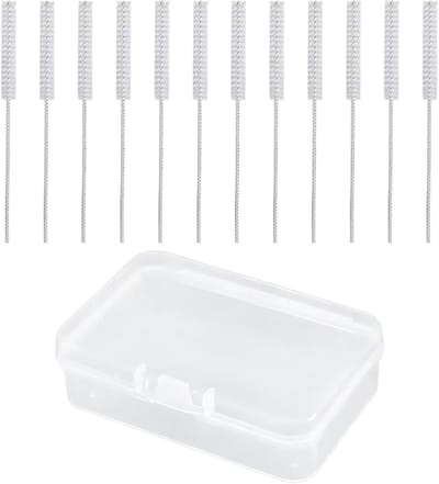 12 Stuks Oordopjes Reinigingsborstels, Earmold Vent Cleaner, Reinigingsgereedschap voor Hoortoestellen en Geluidsversterkers