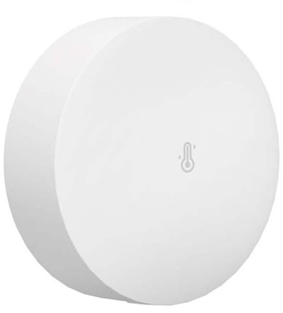 longziming -Temperatuur En Vochtigheidssensor - slimme temperatuur sensor - Real-Time Monitoring - 1 Stuk - Voor Smart Home Gebruik - Wit