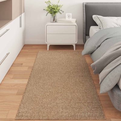 vidaXL - Binnen- - en - buitenkleed - AGIRA - Naturel - 150 - x - 80 - cm - Polyester