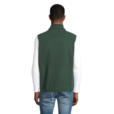 SOLS Uniseks Fleece Bodywarmer met rits voor volwassenen (Bosgroen)